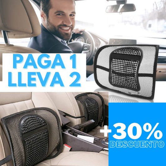 SOPORTE LUMBAR ERGONOMICO PARA ASIENTO DE CARRO O SILLA