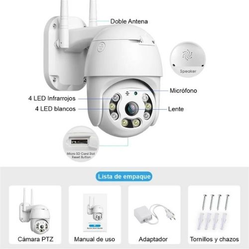 CAMARA DE SEGURIDAD WIFI ROBOTICA