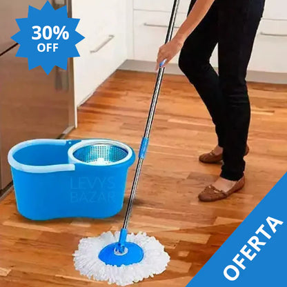 TRAPEADOR GIRATORIO 360° CON BALDE ESCURRIDOR Magic Mop®