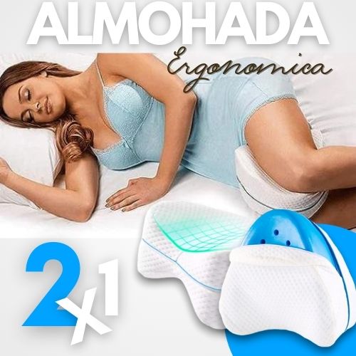 ALMOHADA ERGONOMICA PARA RODILLAS 2X1