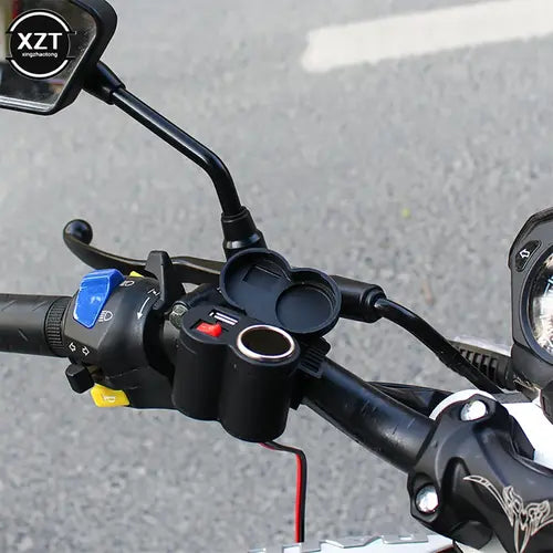 CARGADOR PARA MOTO USB CON CIGARRERA Motcel