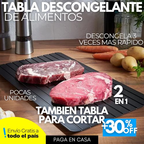 TABLA DESCONGELANTE DE ALIMENTOS