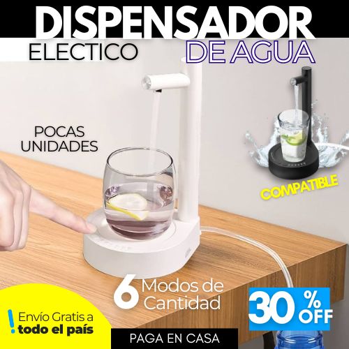 DISPENSADOR DE AGUA ELECTRICO INTELIGENTE iWater