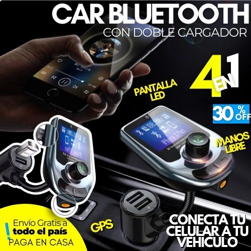 CAR BLUETOOTH MP3 MULTIFUNCIONAL AUXILIAR