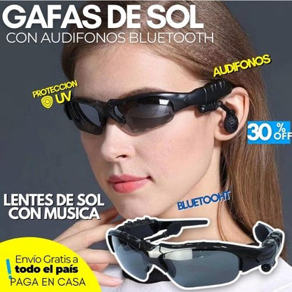 GAFAS DEPORTIVAS CON AUDIFONOS BLUETOOTH®