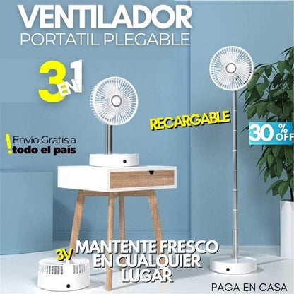 VENTILADOR PORTATIL PLEGABLE