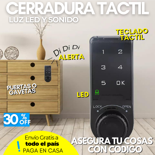 CERRADURA ELECTRICA TACTIL