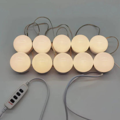 10 FOCOS LED ADHESIVOS  DE ESPEJO