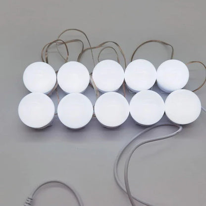 10 FOCOS LED ADHESIVOS  DE ESPEJO